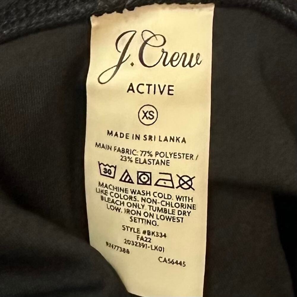 J. Crew CloudStretch Flared Sports Skirt Black BK334 Size XS - Picture 9 of 9